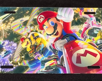 Mario Kart license plate