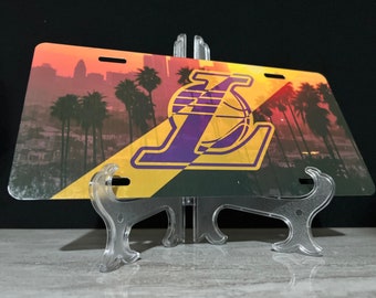 Lakers Skyline license plate