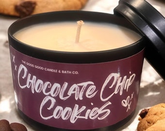 Chocolate Chip Cookies Scented Soy Candle: Hand-Poured, Phthalate-Free
