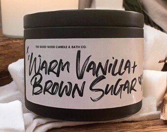 Warm Vanilla & Brown Sugar Soy Candle