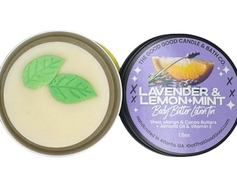 Lavender & Lemon + Mint Shea Body Butter Bar