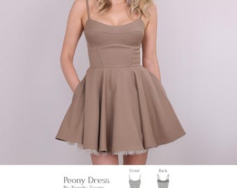 sorrel tulle asymmetric mini dress Asymmetrical Ruffle Mini Dress