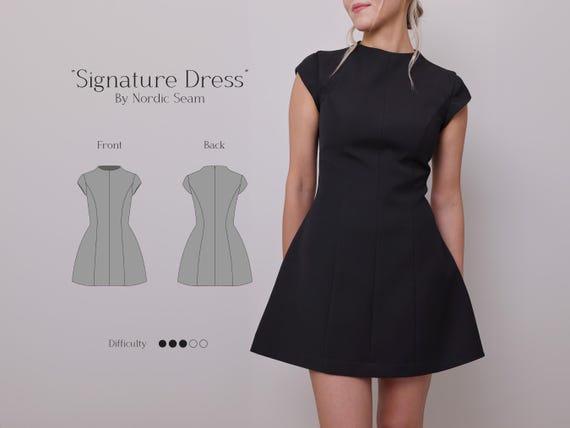 ワンピース emboss pattern deep tuck side gather OP Simplicity Sewing Pattern 8085 Misses' Vintage 1950's Wrap