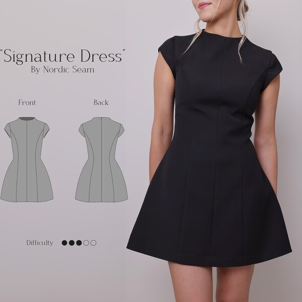 A Line Dress Pattern - Etsy