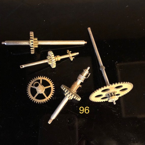 Antique Clock Gears and Parts 5 Various as Is Etsy