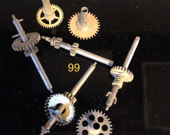 Clock parts for antique clock repair, various, sold as is