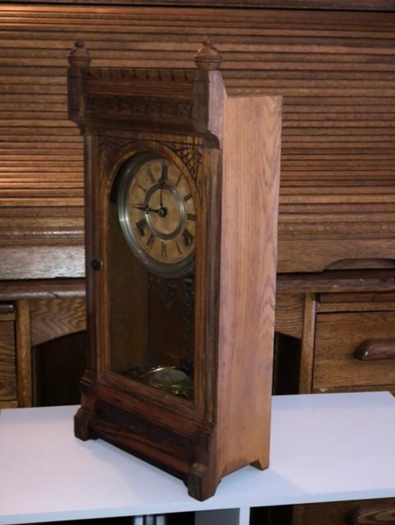 F Kroeber Antique American Clock, All Original Etsy