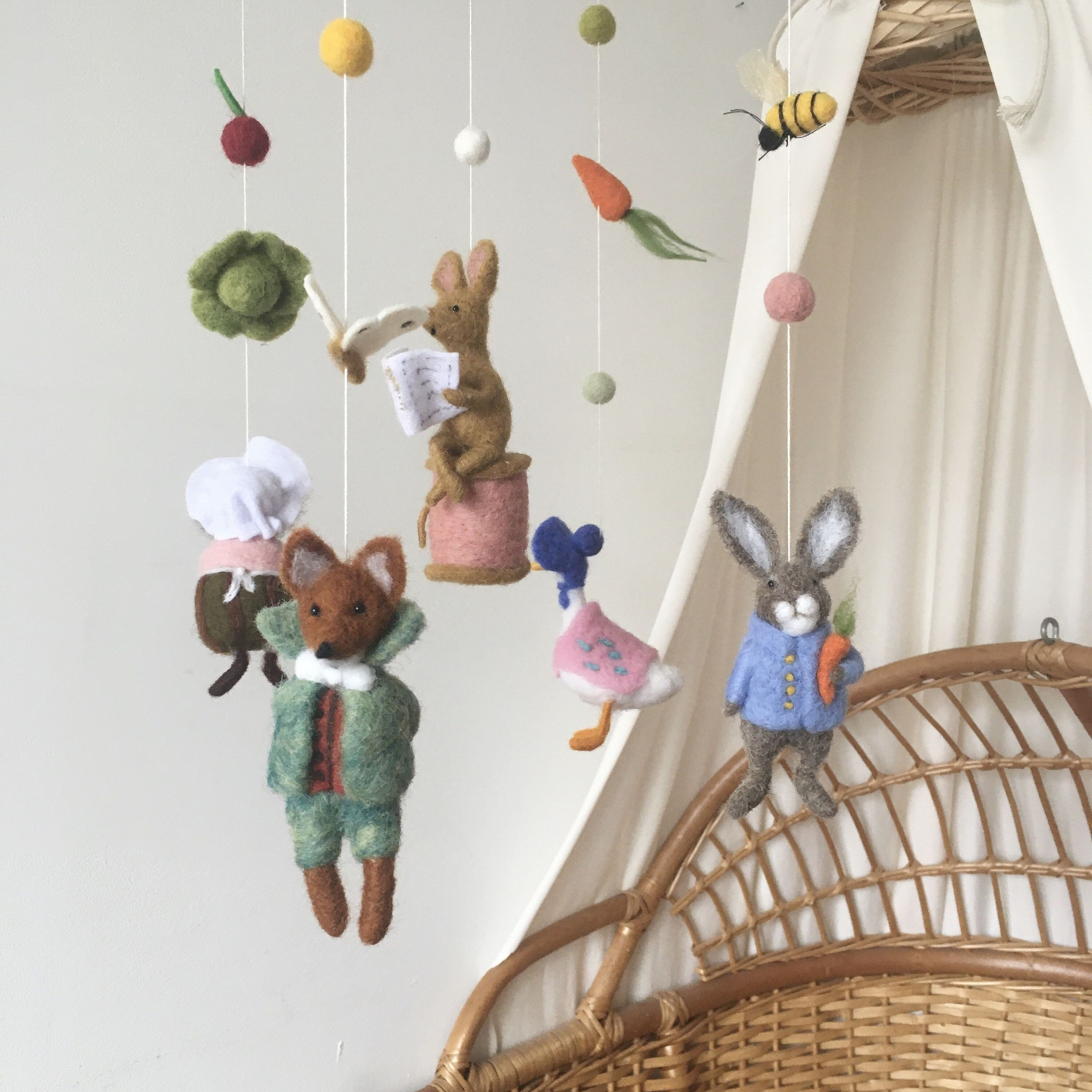 Beatrix potter cot mobile hotsell