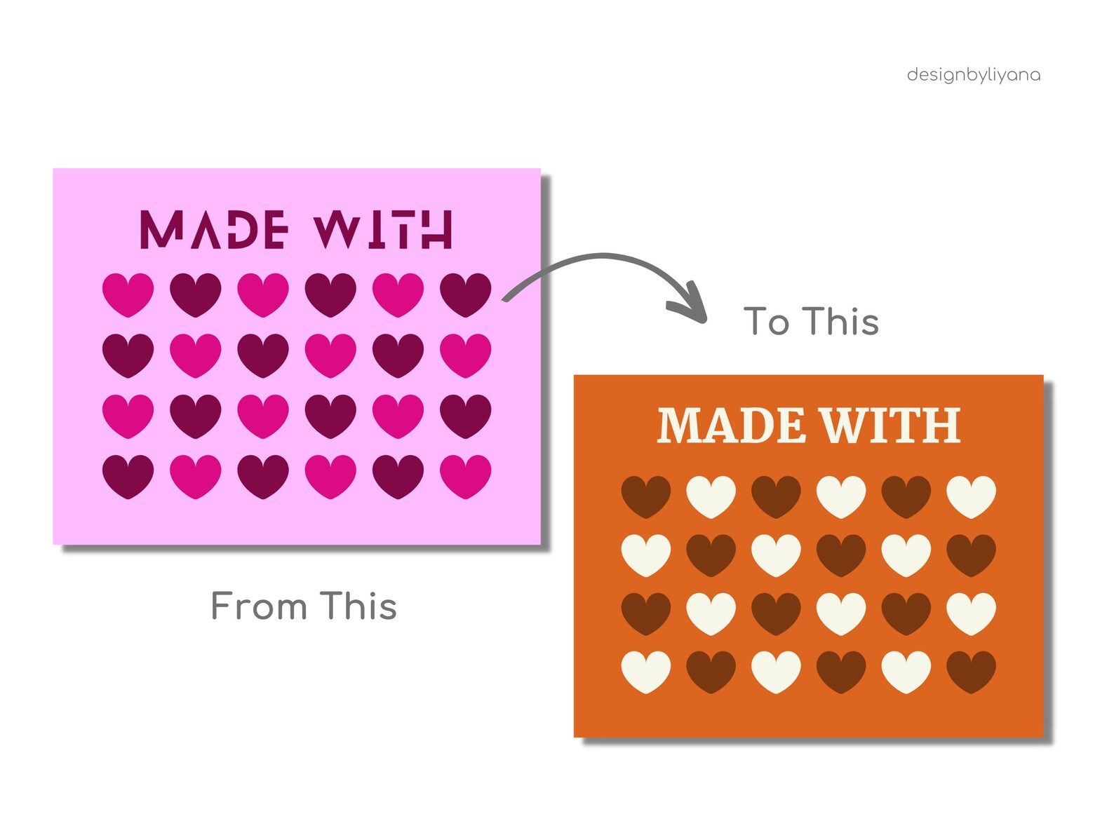 Love Thank You Card Template Thank You Card Insert Small Business