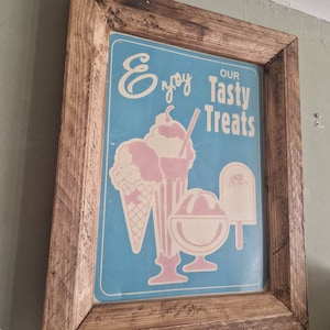 Ice cream sign