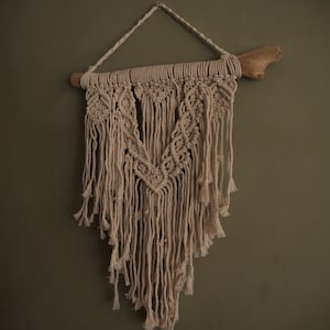 Tapiz de pared de macramé - La bendición de la boda