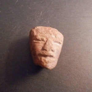 Precolumbian Teotihuacan Style Figurine Head -