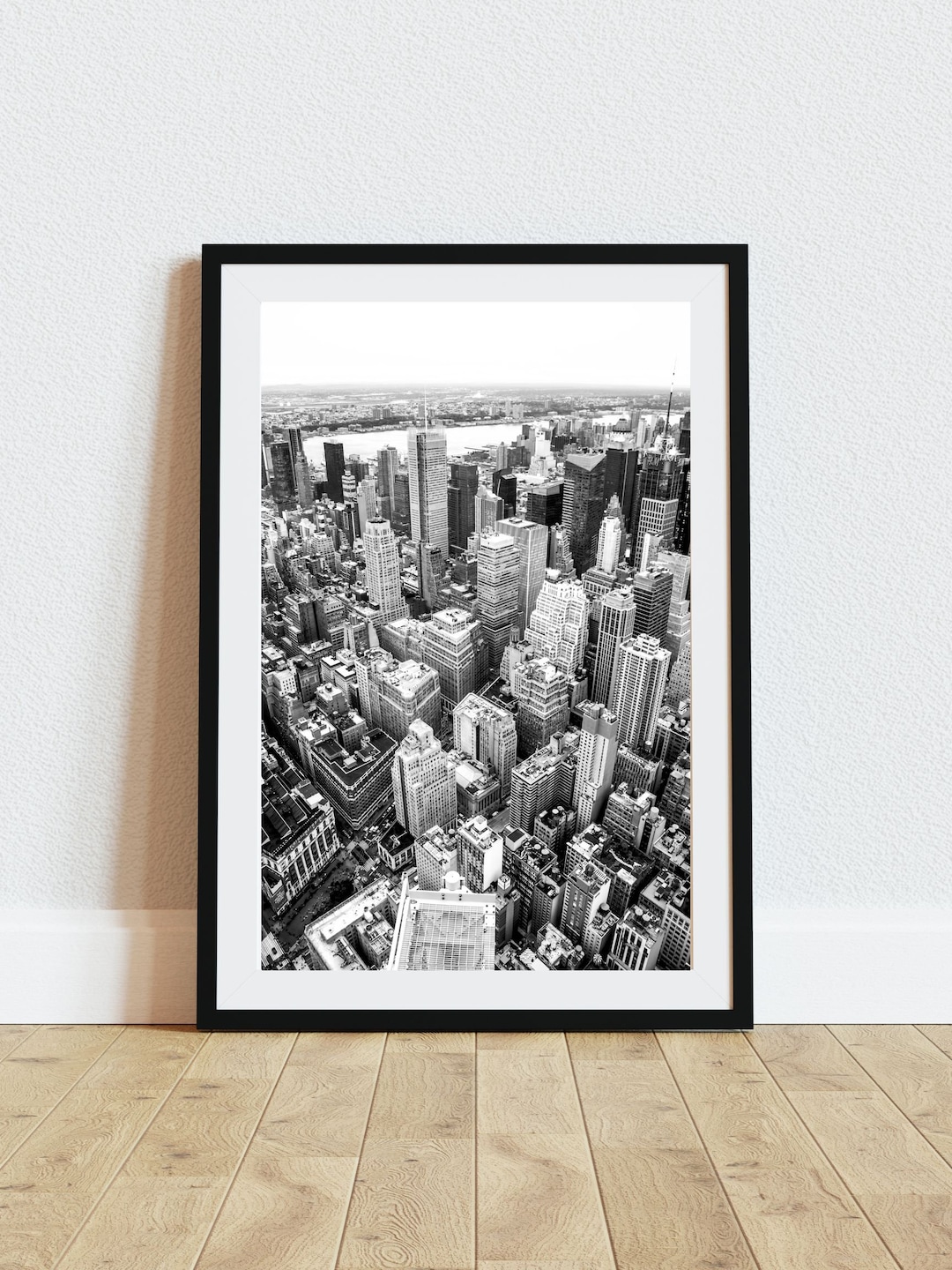 New York City Wall Art, Black and White New York City Skyline, New York ...