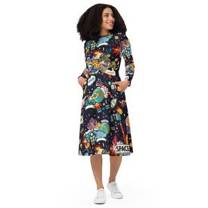 Space Midi Dress