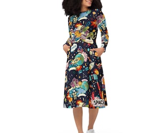 Space Midi Dress
