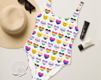 LGBTQ+ Support One-Piece Swimsuit
