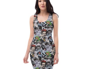 Frida Graffiti Mini Dress