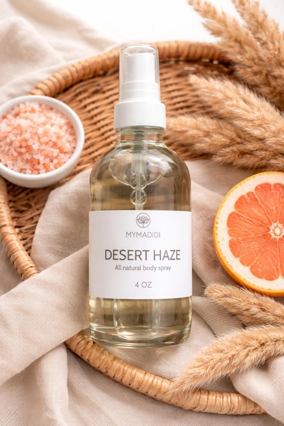 All Natural Body Spray - Refreshing Herbal Mist for Skin