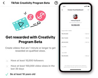 Compte bêta du programme TikTok Creativity (aux États-Unis)