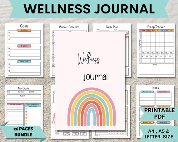 Self Care Checklist Wellness Workbook Daily Self Care Self - Etsy