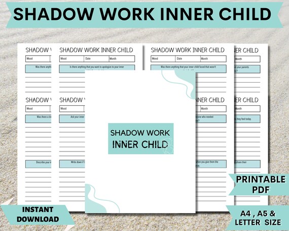 Shadow Work Inner Child Workbook Shadow Work Journal - Etsy