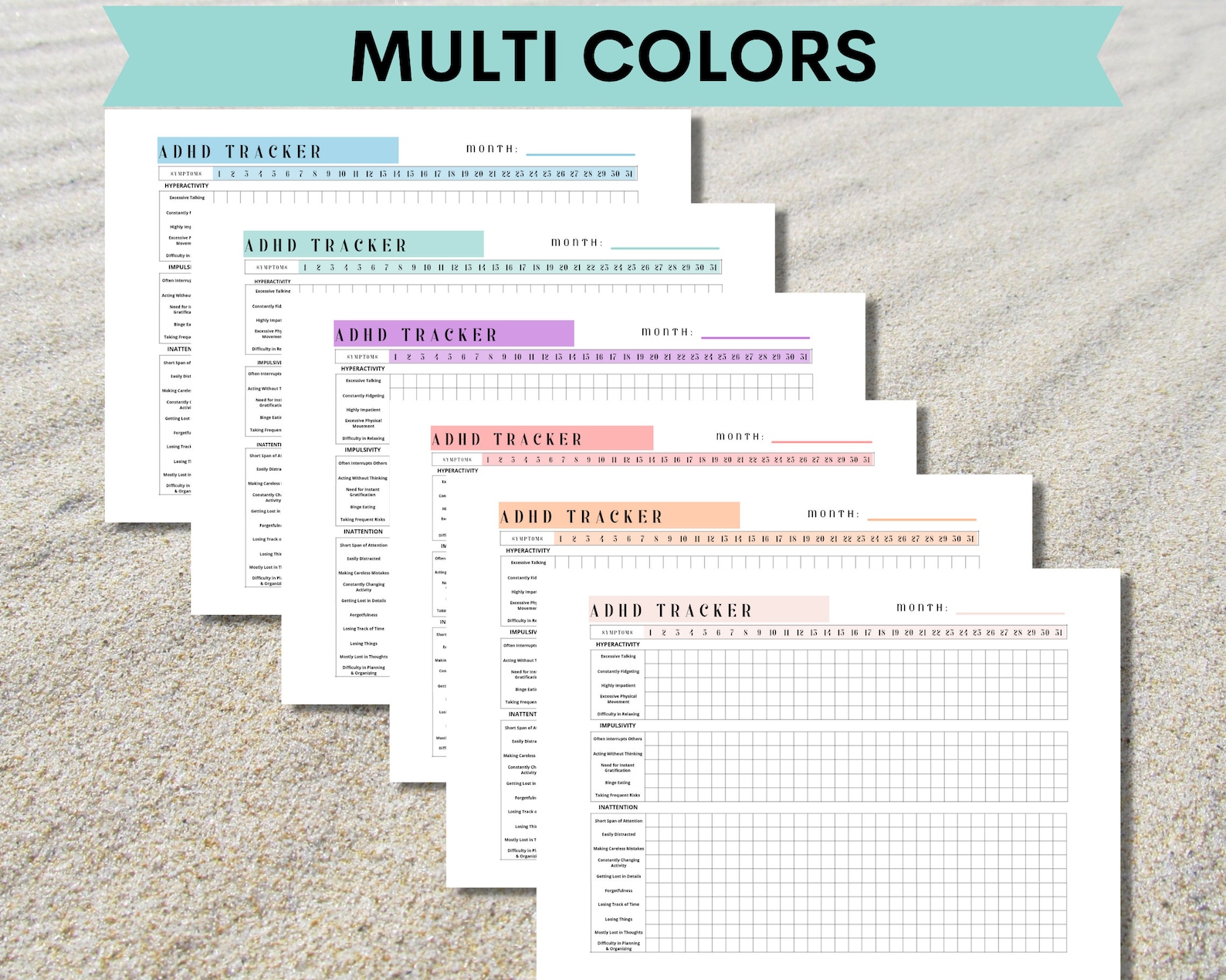 Adhd Planner, Adhd to Do List, Symptom Tracker, Adhd Printable, Adhd ...