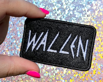 WALLEN Country Iron-on Patch || Western Iron-on Patches || Trucker Hat Patches