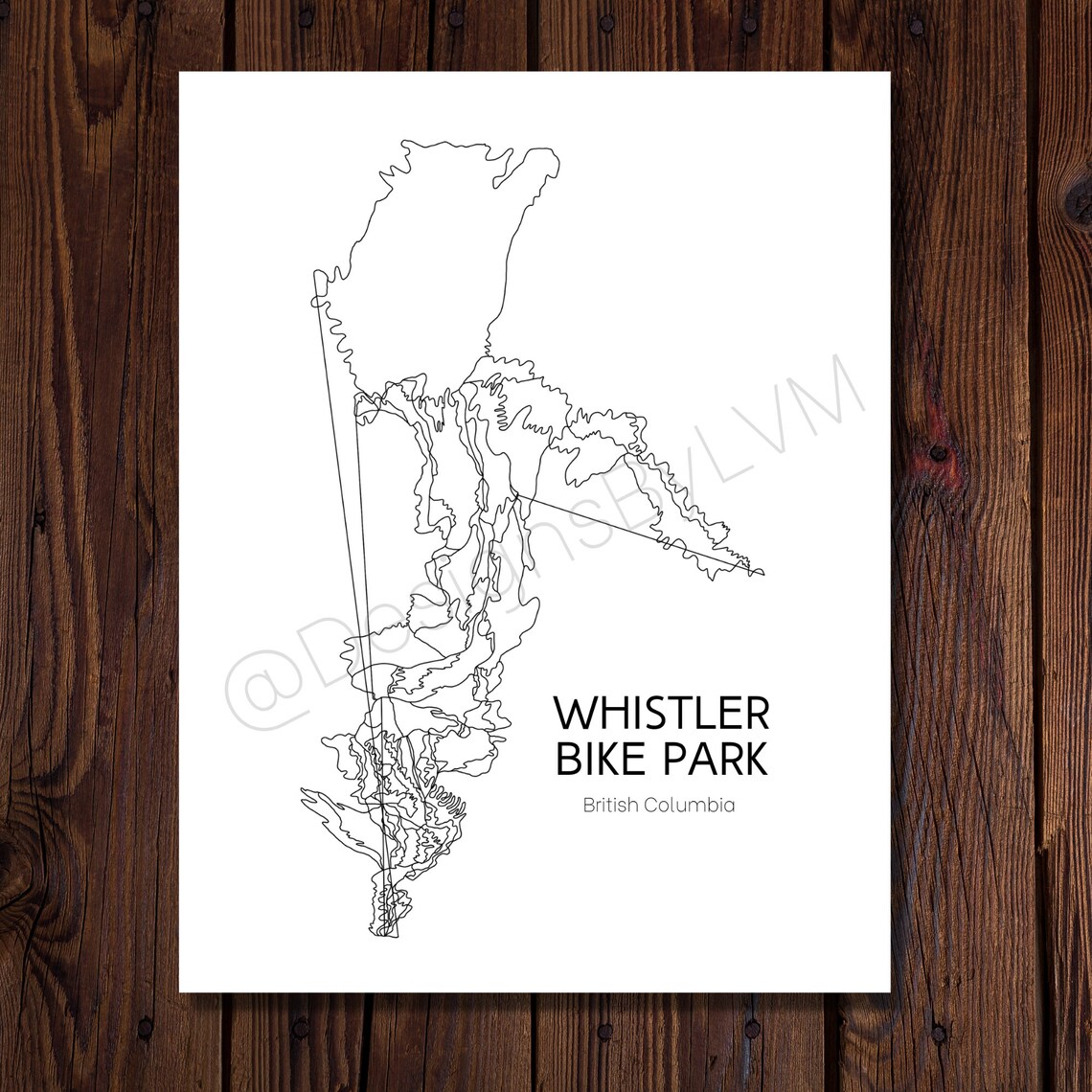 Bike Park Trail Map Art Whistler - Il 1140xN.4597078011 2ofl 