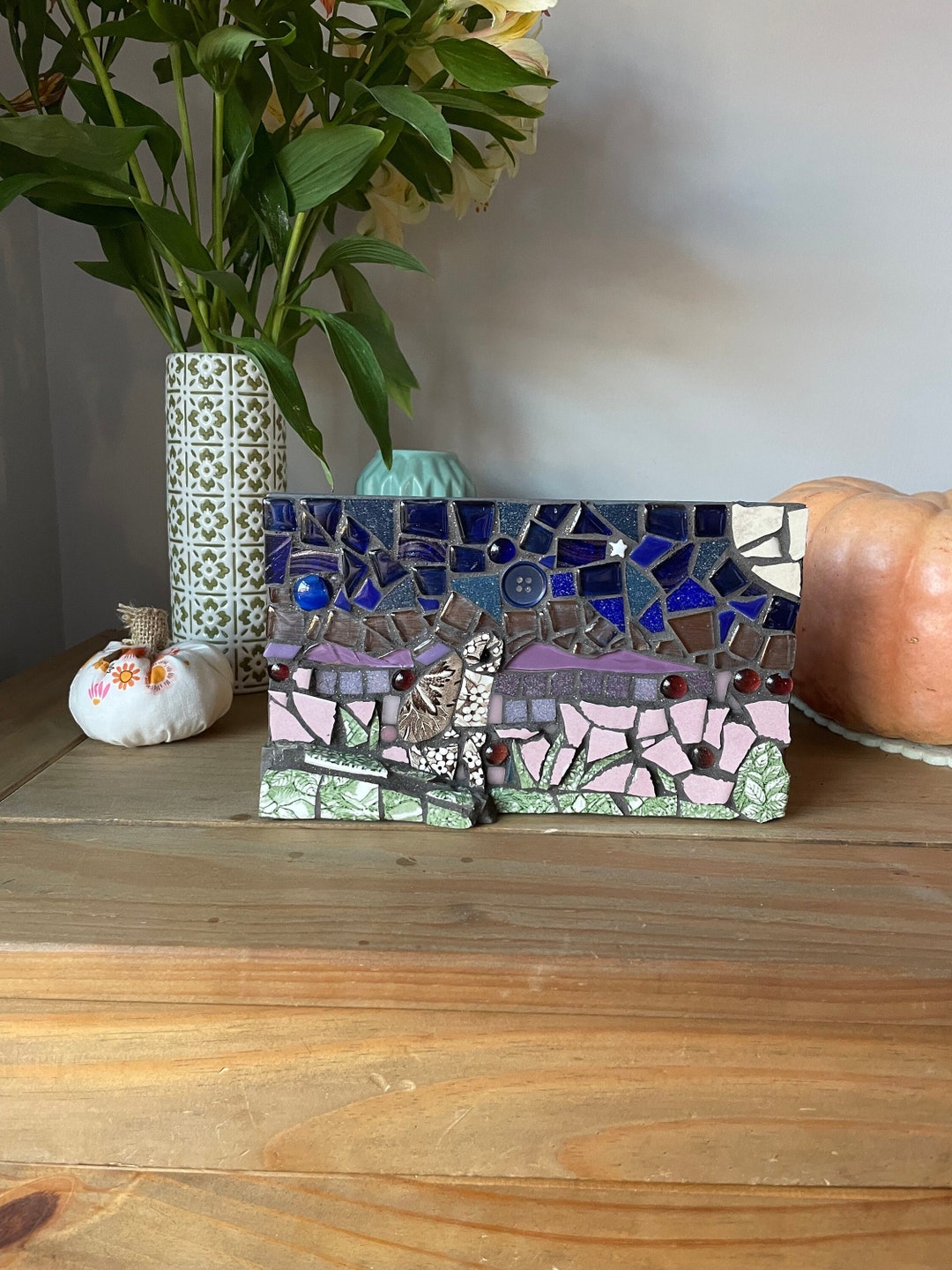 Moon Gazing Hare - Hare - Moonlight - Hare Mosaic - Mosaic Art - Home ...
