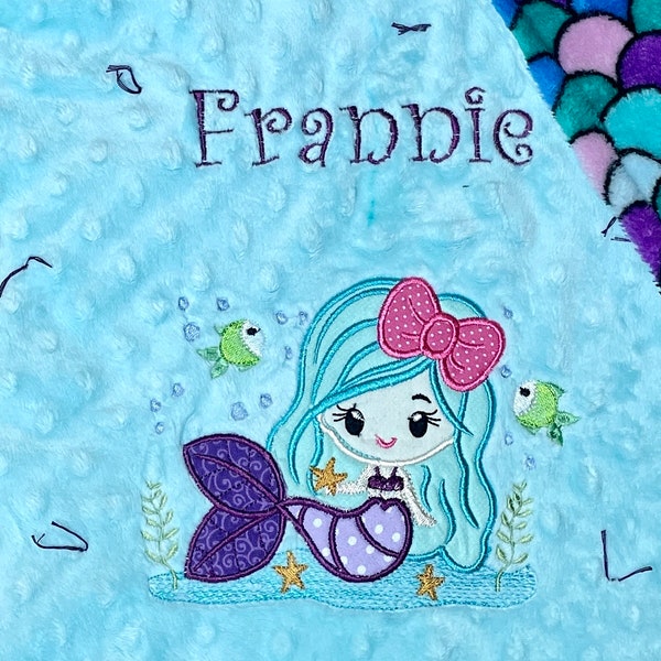 Mermaid Blanket Etsy
