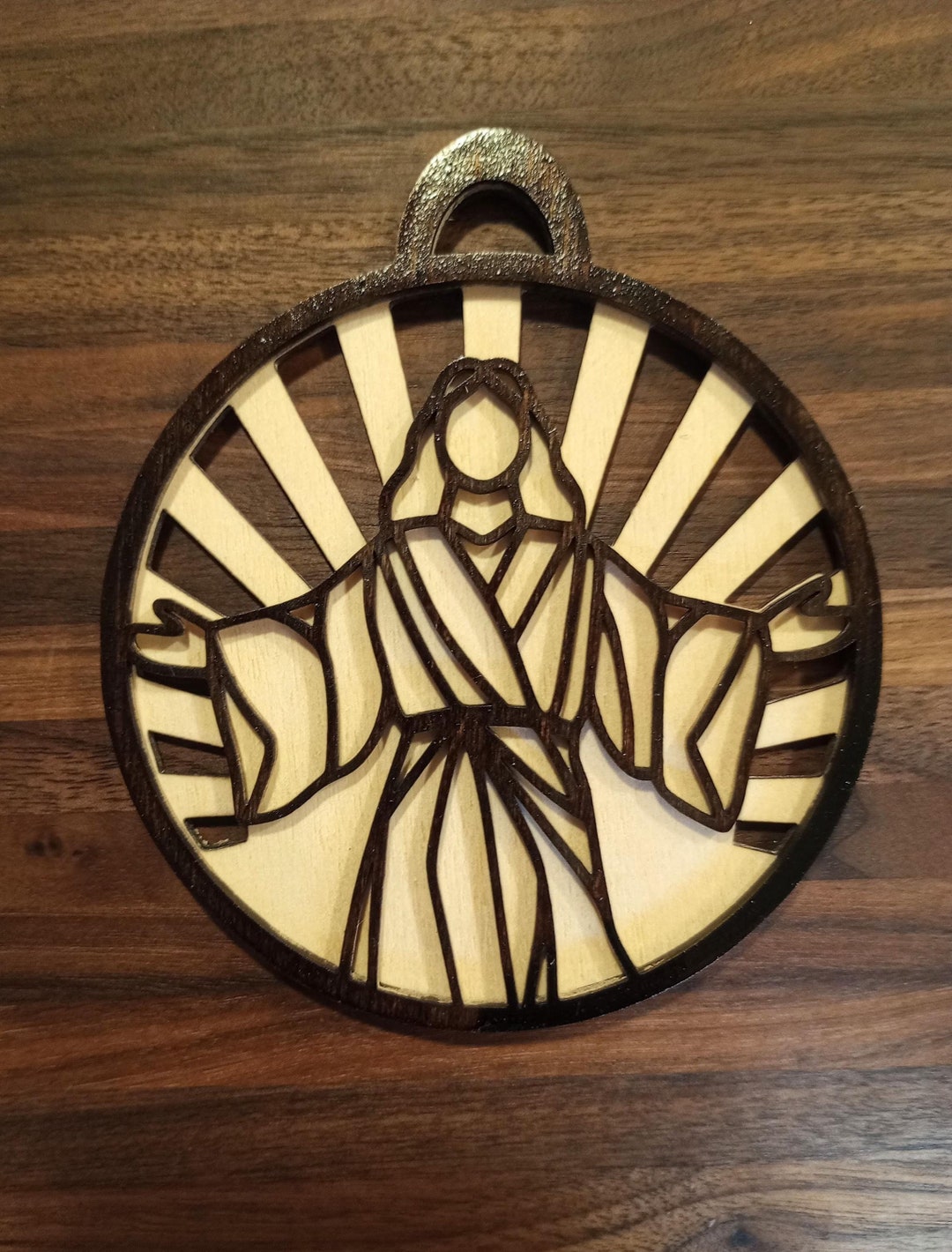 Jesus Rising Ornament, Svg. Digital Download, Double Layered, Laser Cut ...