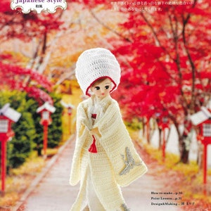 Crochet that you can knit on the weekend Dreaming Licca-chan coordination eBook PDF gift dress up knitting doll Japanese hand craft image 8