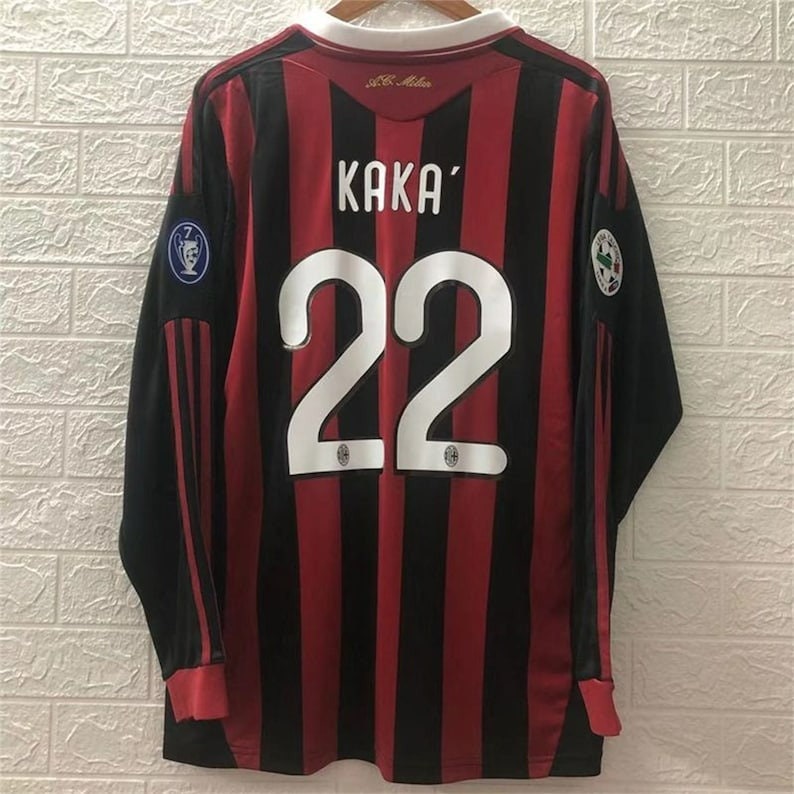 Vintage AC Milan Jersey 80 Ronaldinho AC Milan Vintage Long Etsy