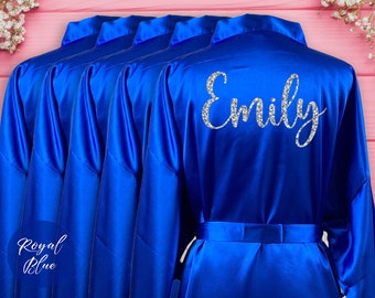Personalized Name Robe, Bridal Party Robes, Satin Wedding Robe, Personalized Robe, Bridal Party Robes, Monogram Robes, Wedding Robes