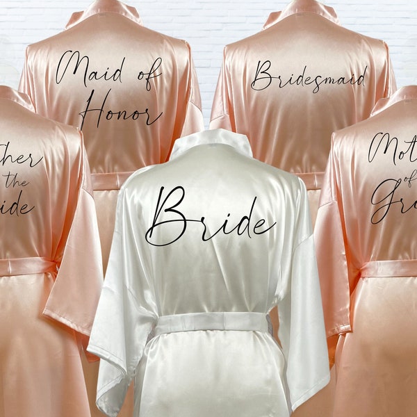 Personalised Mother Of The Groom Robe, Custom Bridal Party Gift, Bridesmaid Robes, Hen Party Bridal, Bridal Party Robes, Bridesmaid Gift