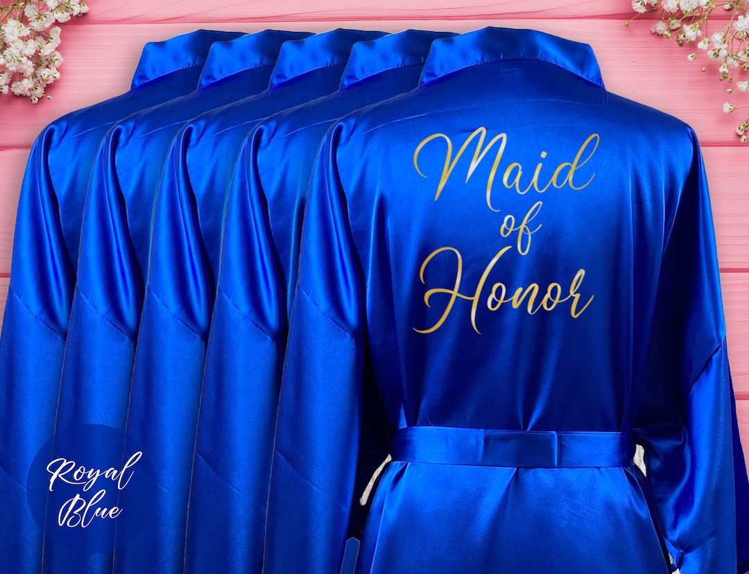 Maid of Honor Robe Bridesmaid Robes, Bachelorette Party,birthday Robes ...