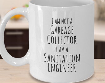 Garbage Collector Gift For Him Her, Garbage Man Gift, Coffee Mug For Garbage Truck Driver, Sanitation Engineer Gift Cup For Coworker Friends