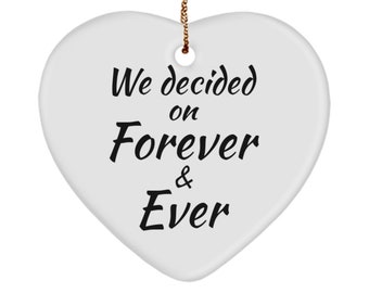 Newly Wed Ornaments, Lesbian Wedding Gift, Gay Wedding Decor, 5th Anniversary Gift, 2nd Anniversary Gift, Relationship Gifts For Family
