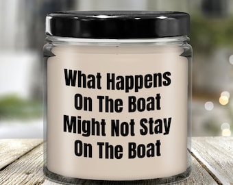 Boat Builder Candle Gift For Him Her Best Friend Lover Partner, Boating Lifestyle Funny Gift, Boat Owner Gift Decor Office, Job Appreciation