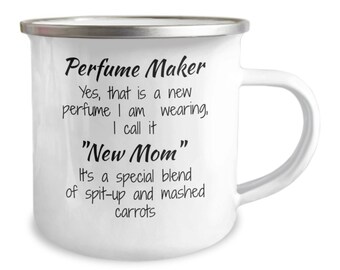 First Time Mom Gift, Postpartum Gift, Perfume Maker Mug Gift, Funny Inspirational Gift For Women, Gifts For New Mother In Law, Mom Funny Cup