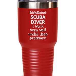 Scuba Diver Gift, Scuba Diving Tumbler, Gift For Her Him Men Anniversary Women Mom, Gift For Mentor Dad Instructor Student, Birthday Present