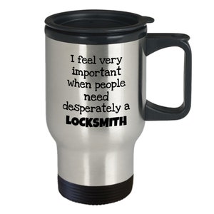 Locksmith Coffee Mug Gift For Him Her Boss Leader Husband Wife Manager Coworkers Friends, Keymaker Gift For Locksmith Birthday Anniversary