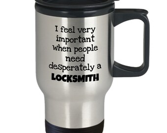 Locksmith Coffee Mug Gift For Him Her Boss Leader Husband Wife Manager Coworkers Friends, Keymaker Gift For Locksmith Birthday Anniversary