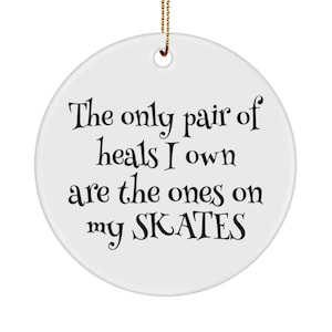 Skate Ornament Gift For Women Teen Girls, Ice Skating Tree Decor For Team Skaters Coaches Figure Skating School Students Birthday Graduation