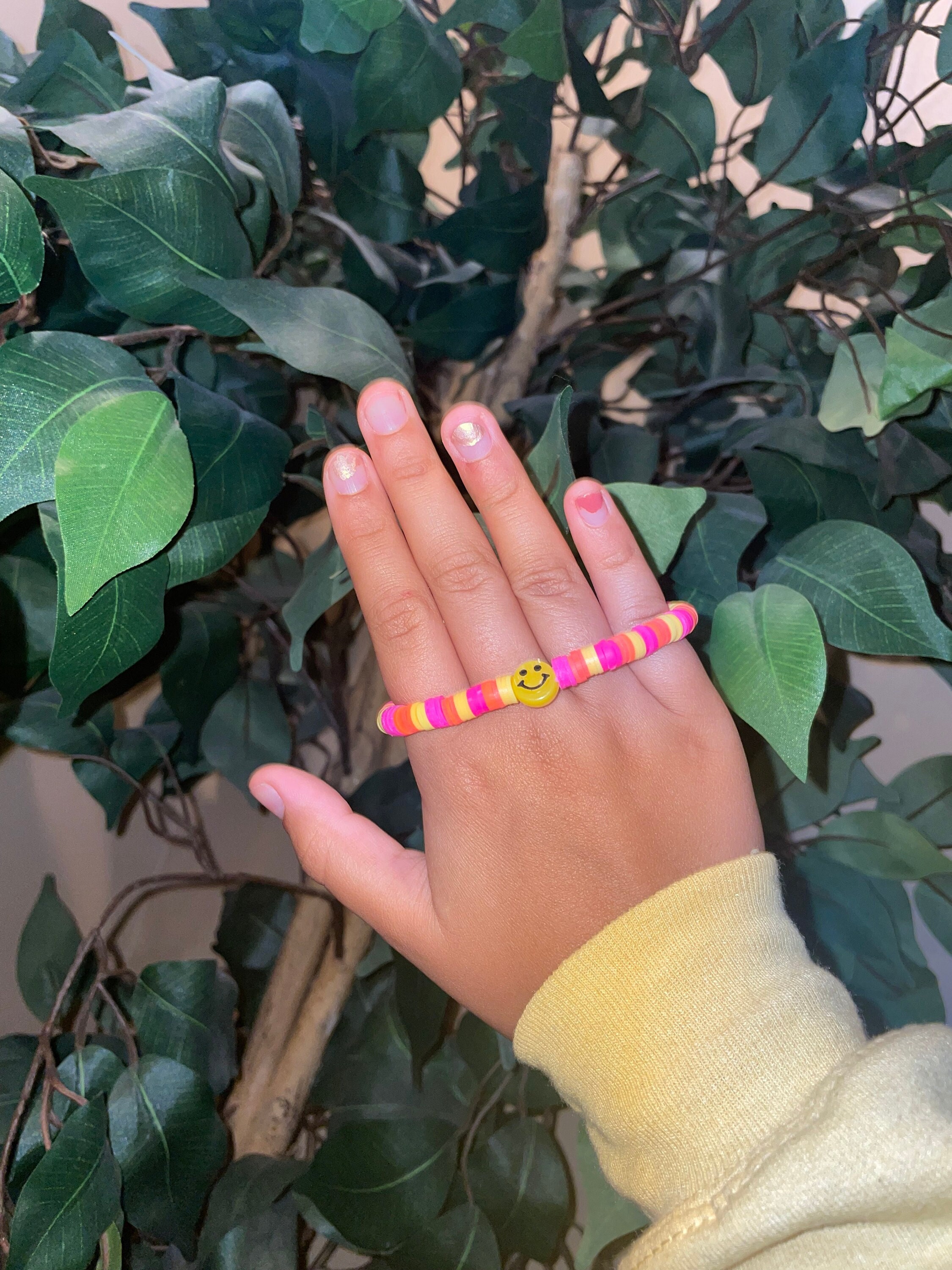 Clay Bead Bracelet - Etsy