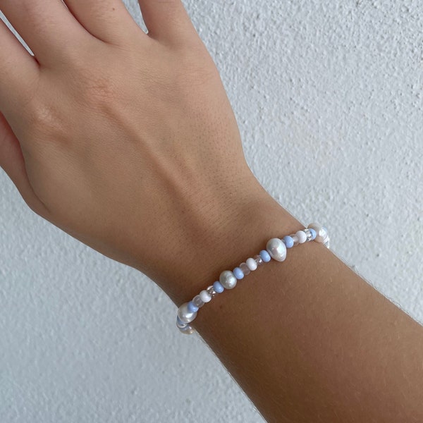 VAIL Pearl beaded bracelet | personalized bracelet | Gifts for her | women's bracelet