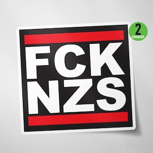 2 Pack - FCK NZS Decal Vinyl Sticker