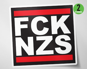 2 Pack - FCK NZS Decal Vinyl Sticker