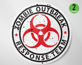 Zombie Outbreak * Response Team 3D PVC Patch yellow with velcro Zombie Outbreak * Response Team 3D PVC Patch yellow with velcro