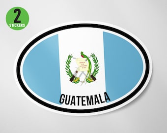Adesivo Decal Bandiera Guatemala &ndash; Vinile Opaco 4x7 Per Auto, Camion, Finestre